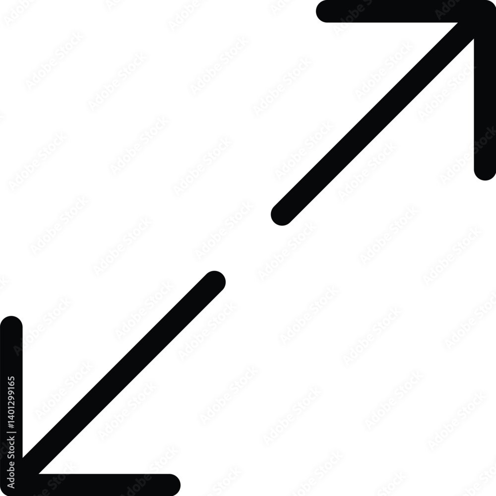 two opposite direction movement Arrow icon two opposite direction movement Arrow icon