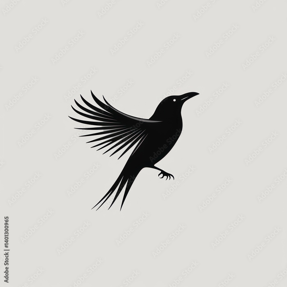 Fototapeta premium Soaring Dove Silhouette