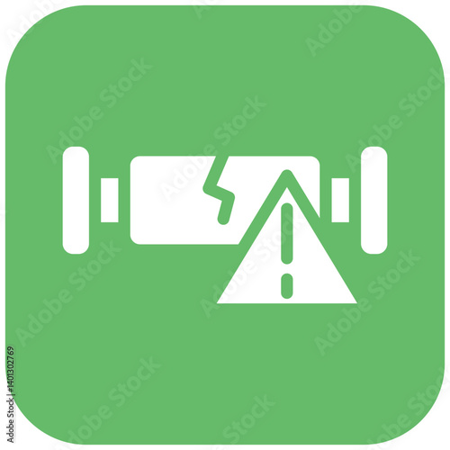 Gas Pipe Leak Icon