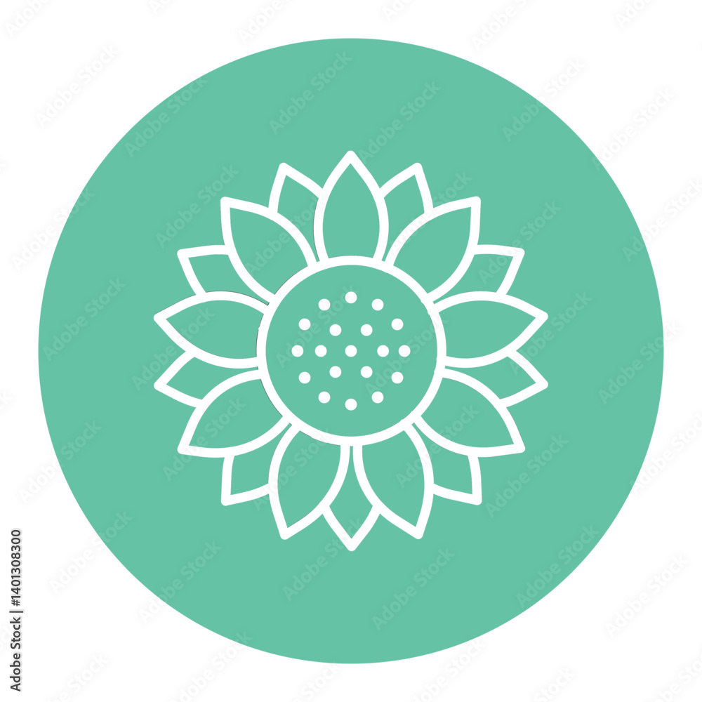 Sunflower Icon Sunflower Icon