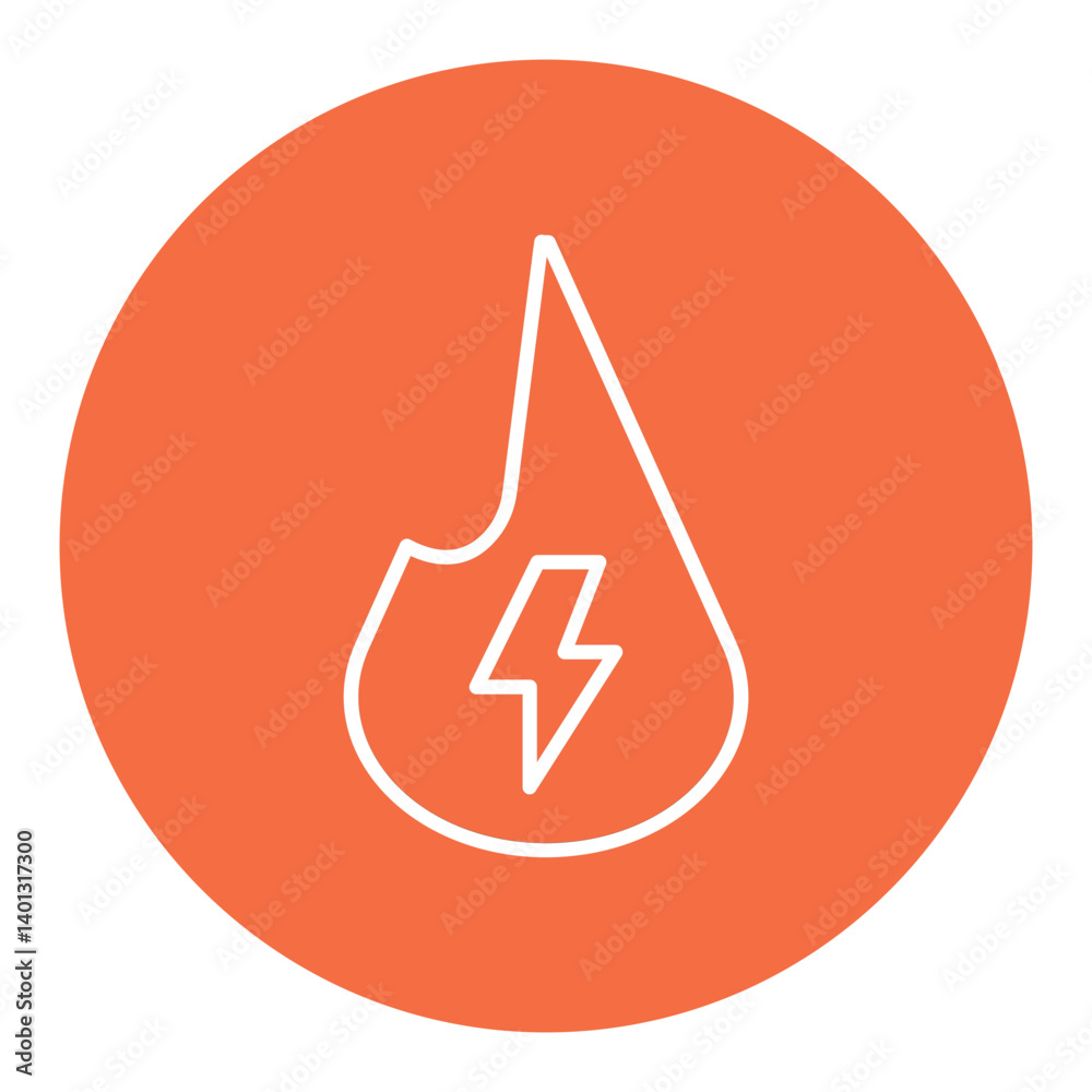 Fire Energy Icon Fire Energy Icon