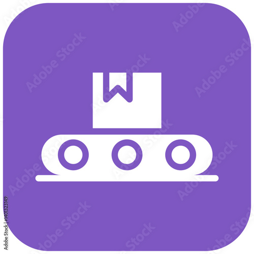 Conveyor Robot Vector Icon