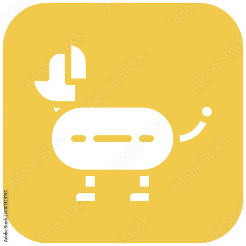 Robot Dog Vector Icon