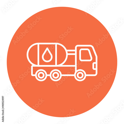 Oil Tanker Icon