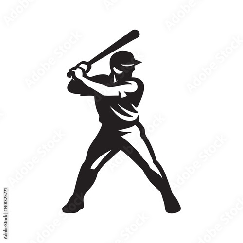 baseball player silhouette