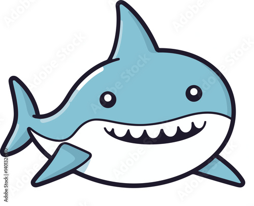 Great White Shark Drawing Shark Icon for Sea Adventure
