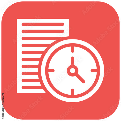 Time Management Vector Icon