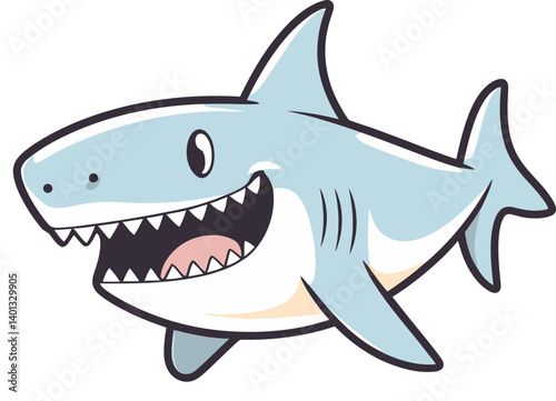 Shark with Clear Teeth Shark in Deep Sea PNG