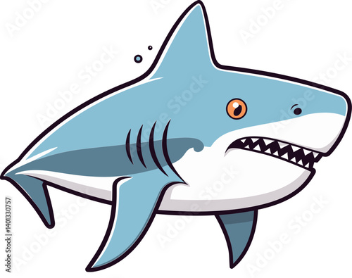 Shark for Summer Adventure Shark with Fins in the Air