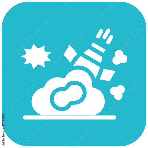 Spaceship Crash Icon