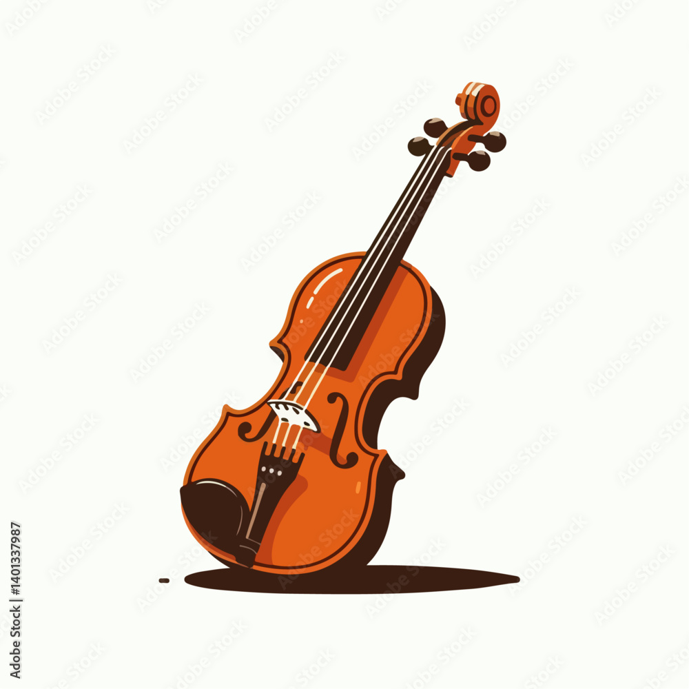 Fototapeta premium violin vector illustration