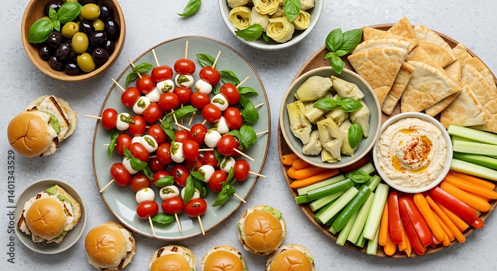 Mediterranean Mezze Platter: Appetizer Recipes Mediterranean Mezze Platter: Appetizer Recipes