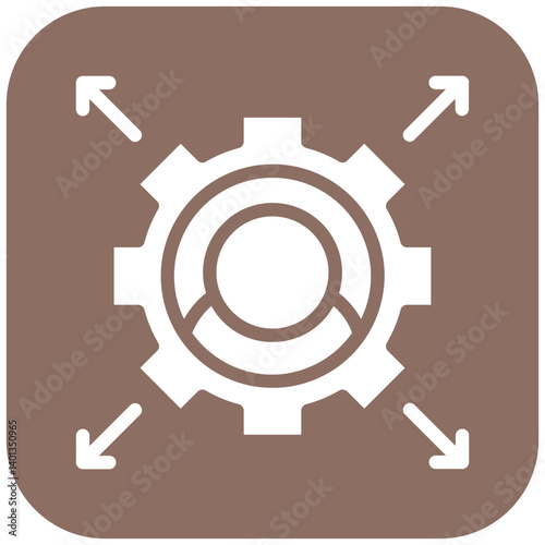 Network Scalability Icon