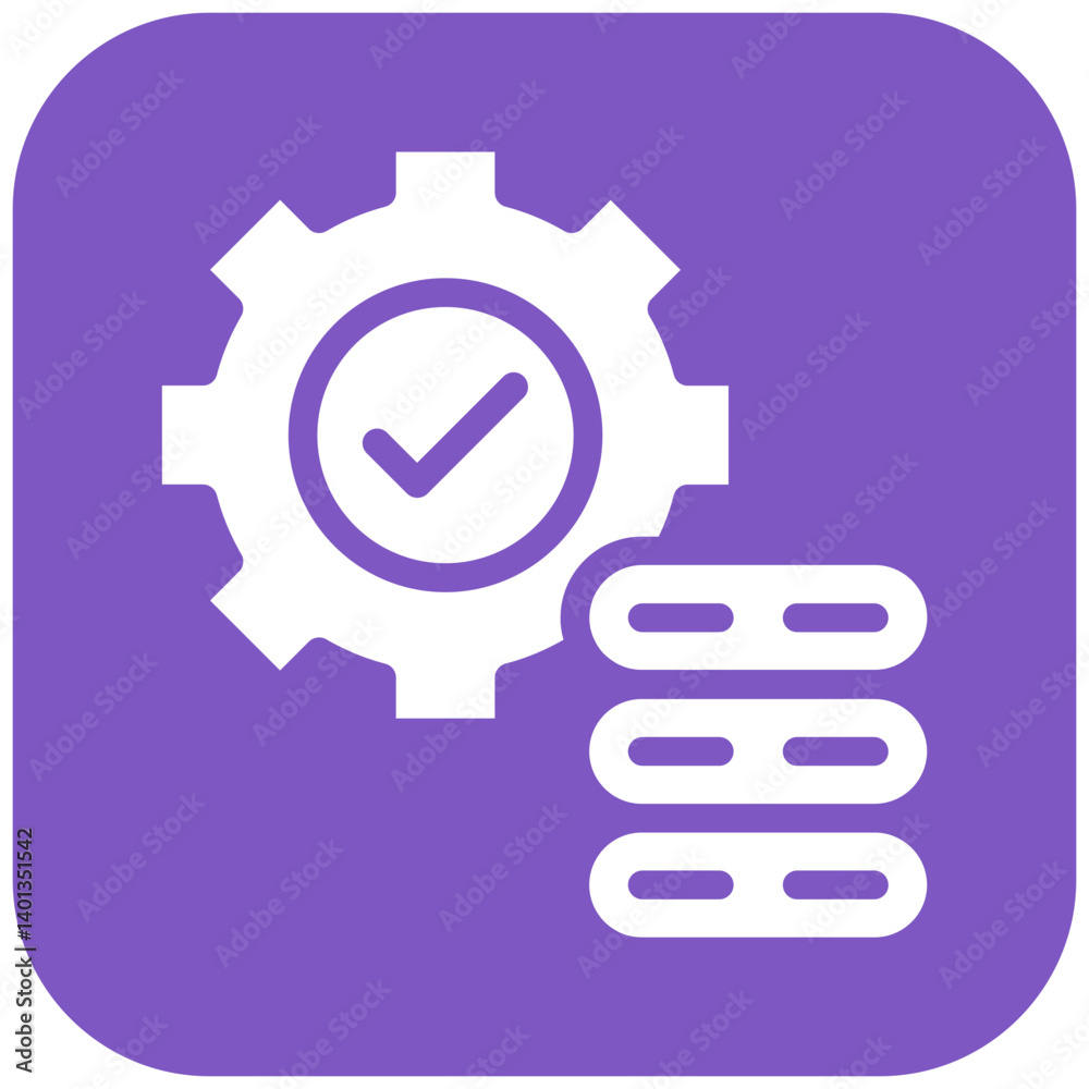 Network Data Management Icon Network Data Management Icon