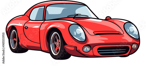 Blue Sports Car with Race-ready Design Custom Sports Car with Racing Pedals