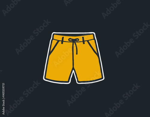 Shorts Icon Vector Design