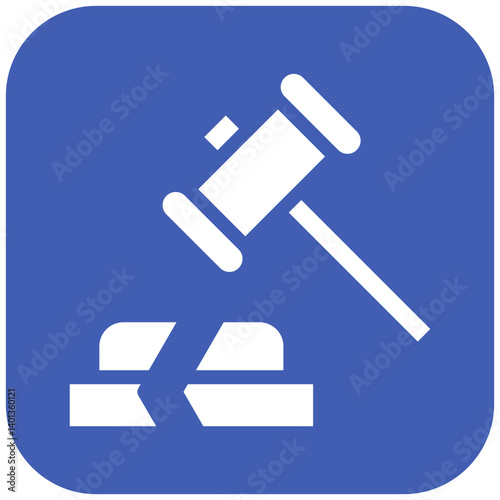 Broken Gavel Icon