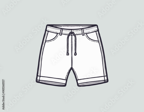 Shorts Icon Vector Design