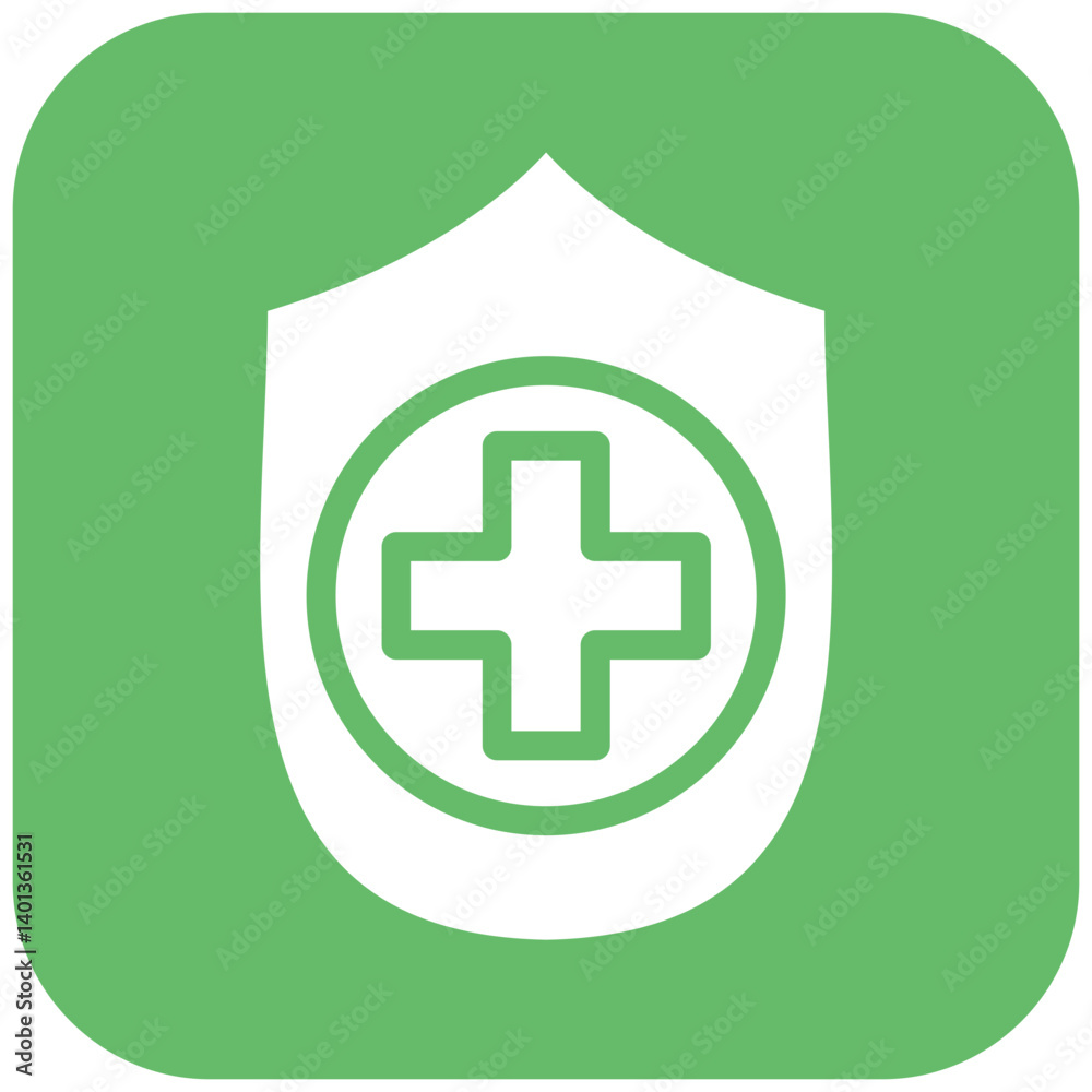Obraz premium Immune System Shield Icon