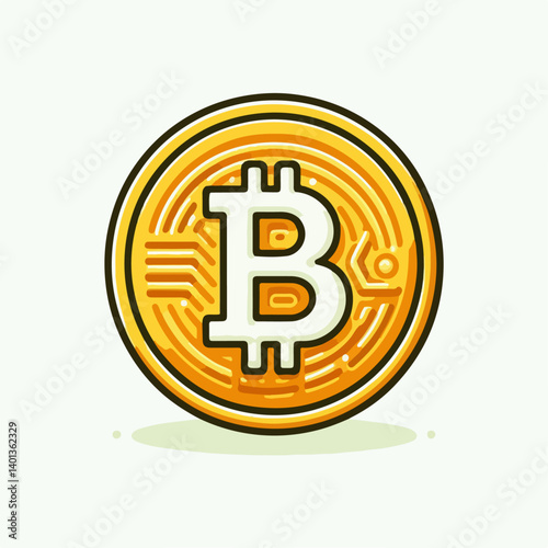 bitcoin vector illustration