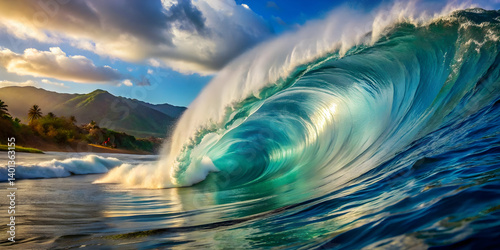 Pipeline’s legendary barrel waves in Hawaii