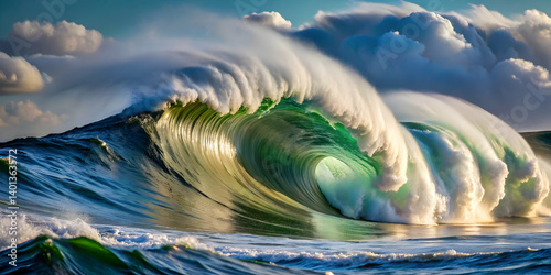 Mavericks’ towering waves in California’s cold waters