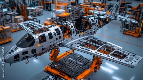 Robotic System Assembling Components of a Lightweight Sport Aircraft photo