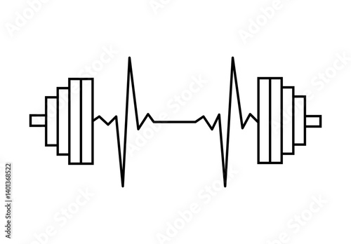  sport barbell, graphic element desing