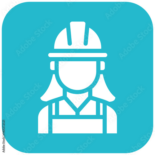 Worker Female Icon