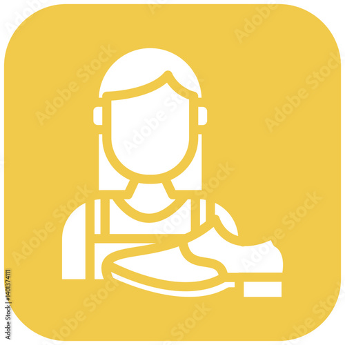 Shoe Maker Lady Icon