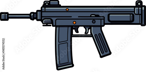 Submachine Gun Tactical Submachine Gun PNG