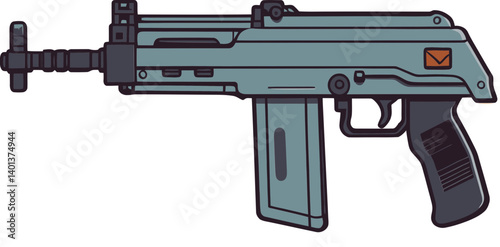 Compact SMG SMG Silhouette SVG