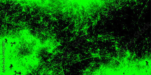 Abstract fractal art background motion Fantastic outer view for web design image. Space background with realistic nebula and green shining light. Defocused Lights and Dust Particles. wash aqua painted