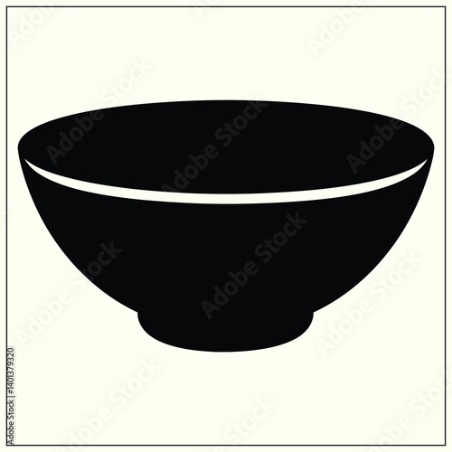 Round Bowl Silhouette