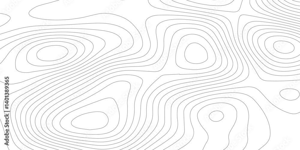 Abstract topographic contours map background, Vector geographic contour map Topographic patterns Vintage outdoors style. World map Template. 