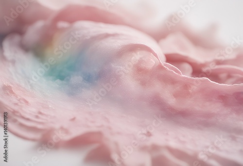 nursery boho white background pastel watercolor pink isolated rainbow room baby poster brown children decoration natural trendy drawing arch childcare center childish colours hand-drawn naive newborn
