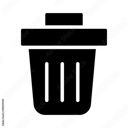 Delete Vector Glyph Icon Design