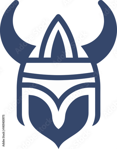 Viking Helmet with Red Crest Vintage Norse Viking Helmet Vector