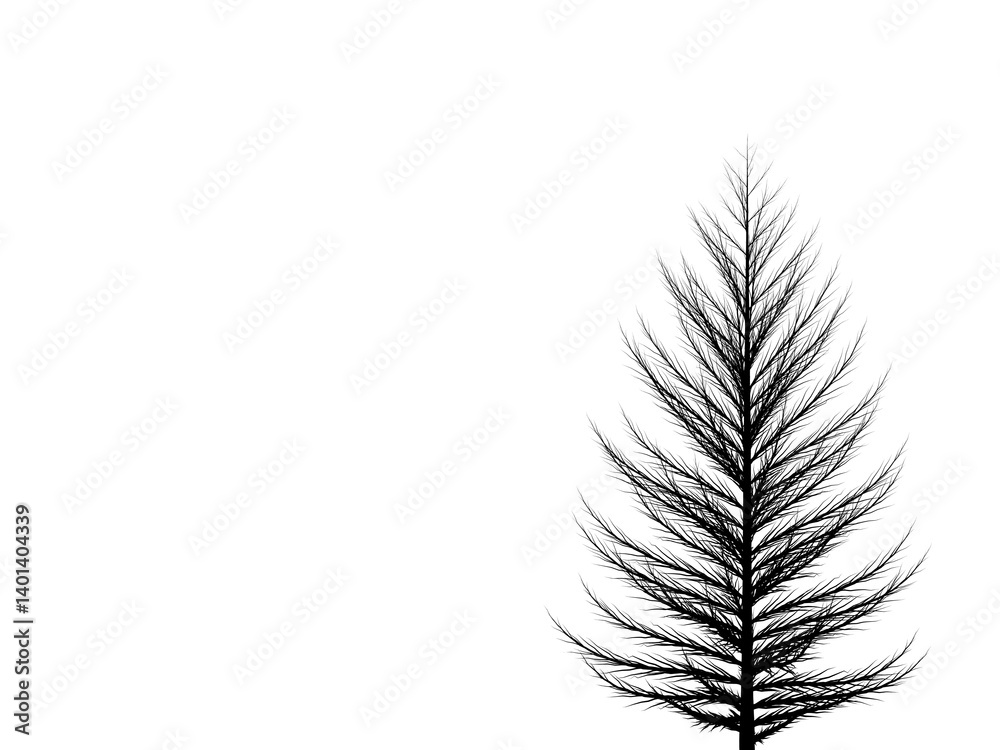 Obraz premium silhouette of a tree