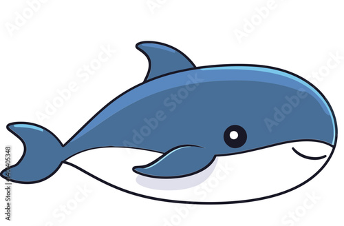 Whale Illustration with Splash Whale in Water Background PNG