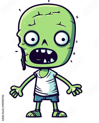 Zombie Hand Icon Creepy Zombie Face Vector