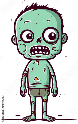 Zombie in the Graveyard Zombie and Skeleton Concept PNG