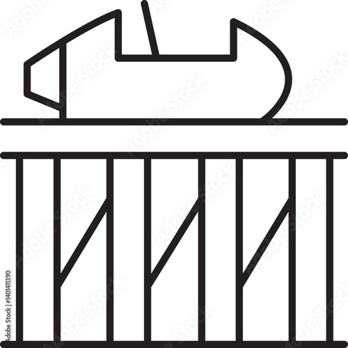 roller coaster  icon 
