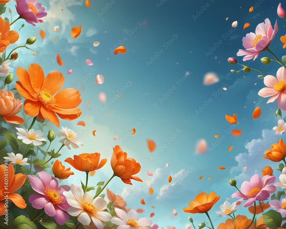 flowers and butterflies flowers and butterflies