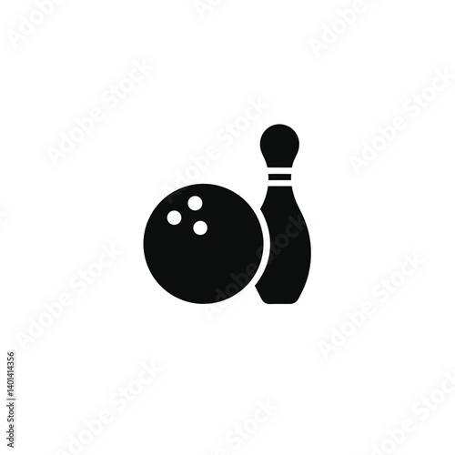 bowling ball and pins