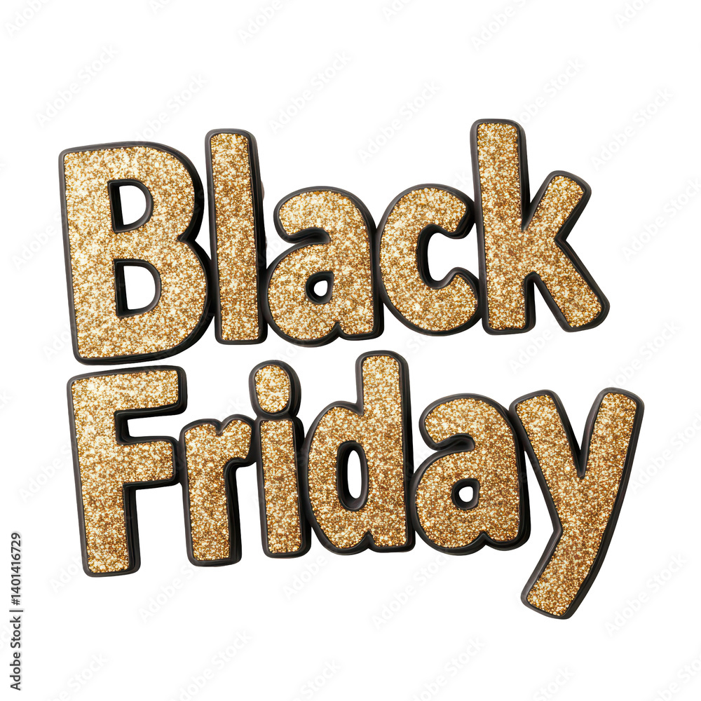 Glittering Black Friday: A vibrant and eye-catching visual, a golden glittery Glittering Black Friday: A vibrant and eye-catching visual, a golden glittery