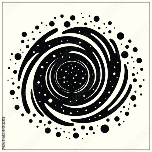 Cosmic Galaxy Outline