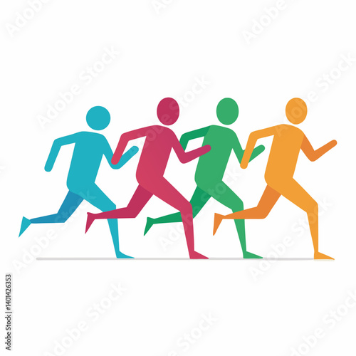 runners on race