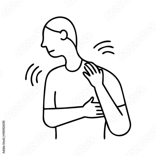 breathing exercise icon, breathing exercise line art - simple line art of breathing exercise, perfect for breathing exercise logos and icons