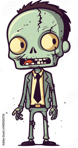 Undead Zombie with Bloodshot Eyes PNG Zombie with Severed Hand Vector